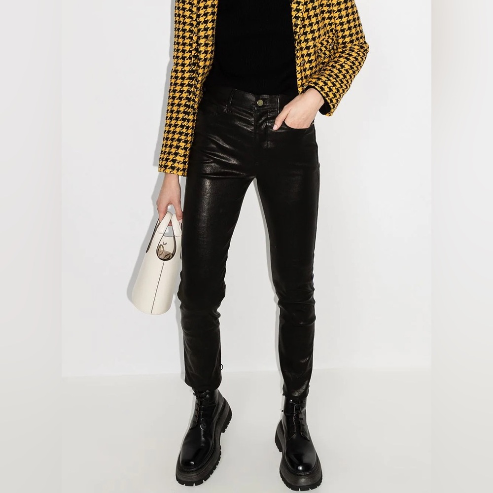 Frame Le Skinny Leather Pants